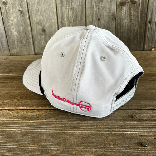 Oaklynn Memorial Cap "Be The Light" –  Fashion Ribbon Ball Cap | Grey/Pink | #LoveLikeOaklynn