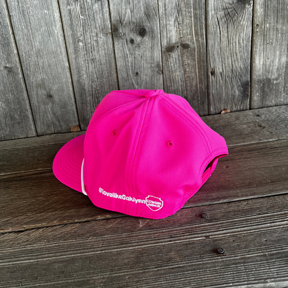 Oaklynn Memorial Cap "Be The Light" – Classic | Adult Pink/White | #LoveLikeOaklynn